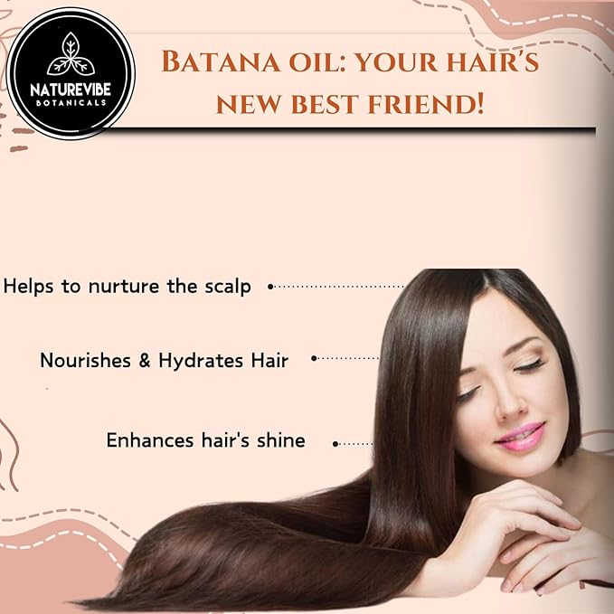 Naturevibe Botanicals Batana Oil 32 Ounces 100% Pure