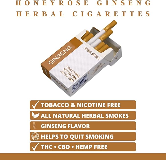 Honeyrose Ginseng - Tobacco & Nicotine