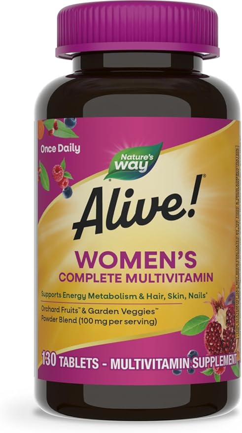 Nature's Way Alive! Daily Complete Multivitamin 130 Tablets, 130 Tablets