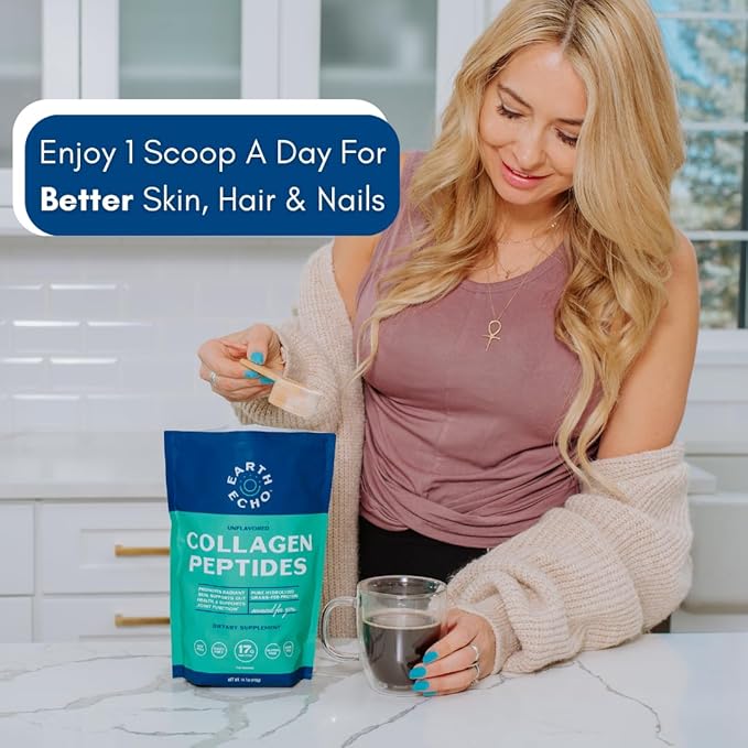 Earth Echo Organic Collagen Peptides Powder