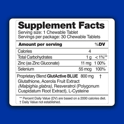 Glutathione Blend 800mg – Antioxidant, Increase 30 Count 1)