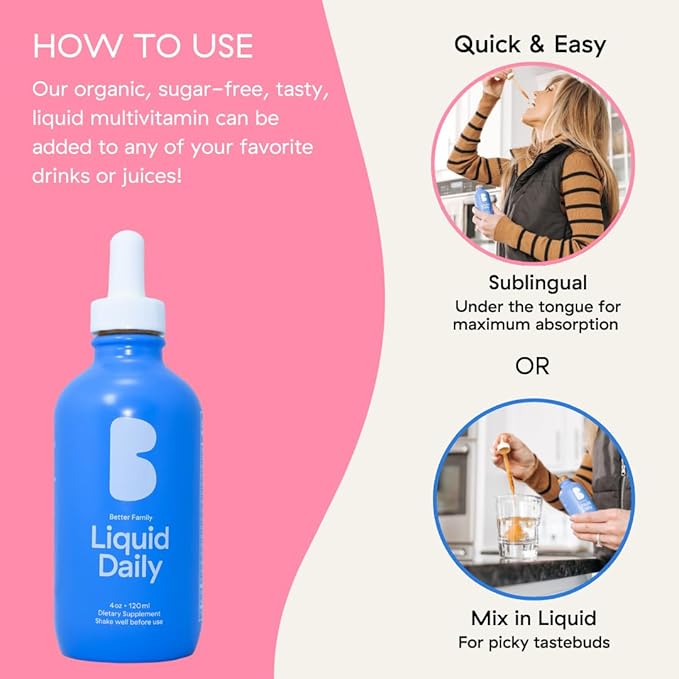 Better Family - Liquid Daily Multivitamin 4oz (120 (120 ml)