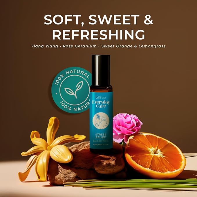 Gya Labs Stress Relief Essential Oil 100% Pure (0.34 fl