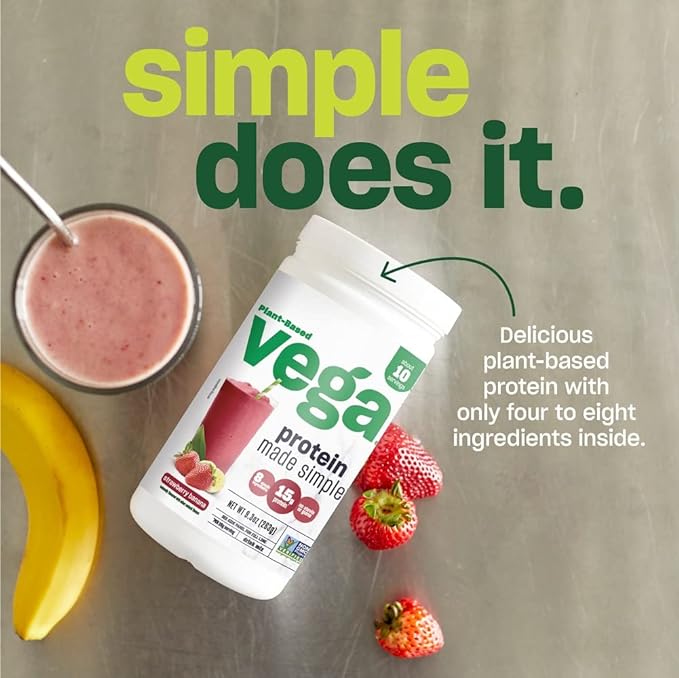 Vega Protein Made Simple Protein Powder, Vanilla 9.2 oz