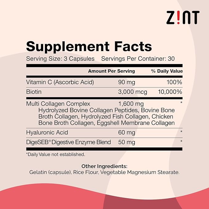 Zint Multi Collagen Pills 90 Count