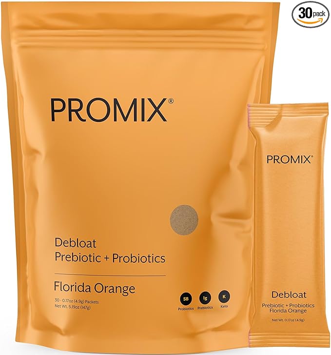 Promix Debloat Probiotic and Prebiotic Powder 30 Count