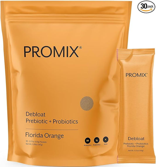 Promix Debloat Probiotic and Prebiotic Powder 30 Count