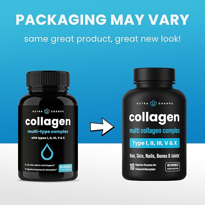 Multi Collagen Pills 180 Capsules (2 Pack)