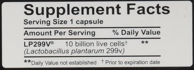 GoodBelly Probiotic Supplement for Digestive Health Support 10 Billion (30 Capsules