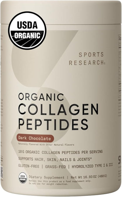 Sports Research® Organic Collagen Powder 30 Servings