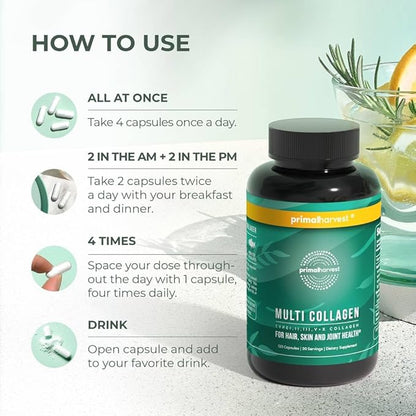 Primal Harvest 2 Pack, Multi Collagen 120 Capsules