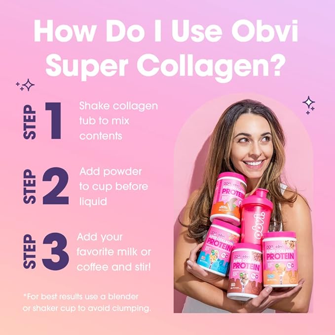 Obvi Collagen Peptides, Protein Powder, Keto, 30 Servings)