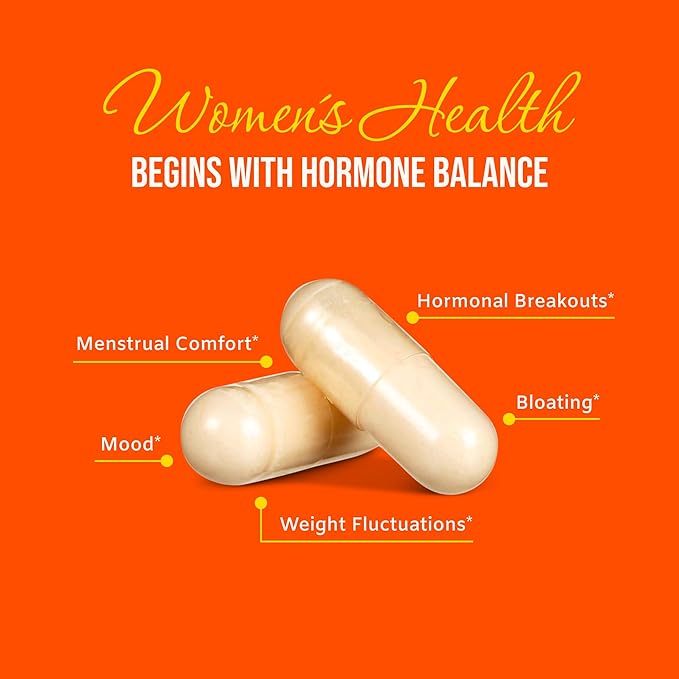 DIM Supplement 300mg | Estrogen Balance for Men and Women | Menopause, PCOS, Hormonal Acne Support & Antioxidant Support for Women | Boosted with Natural Metabolites | Manufactured in the USA | 60 Ct.