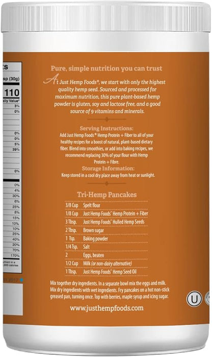 Just Hemp Foods Hemp Protein Powder 11g of 11g of 16 oz 2)