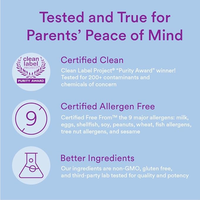 SmartyPants Toddler Multivitamin Gummies: Omega3 Fish D3, C, B12, B6, B6, Vitamin 70 Count (23Day Supply)