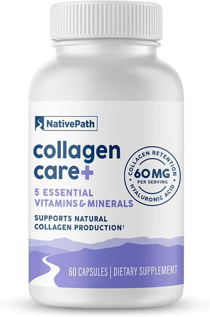 NativePath Collagen Care+, 5 Vitamin Blend 60 Capsules