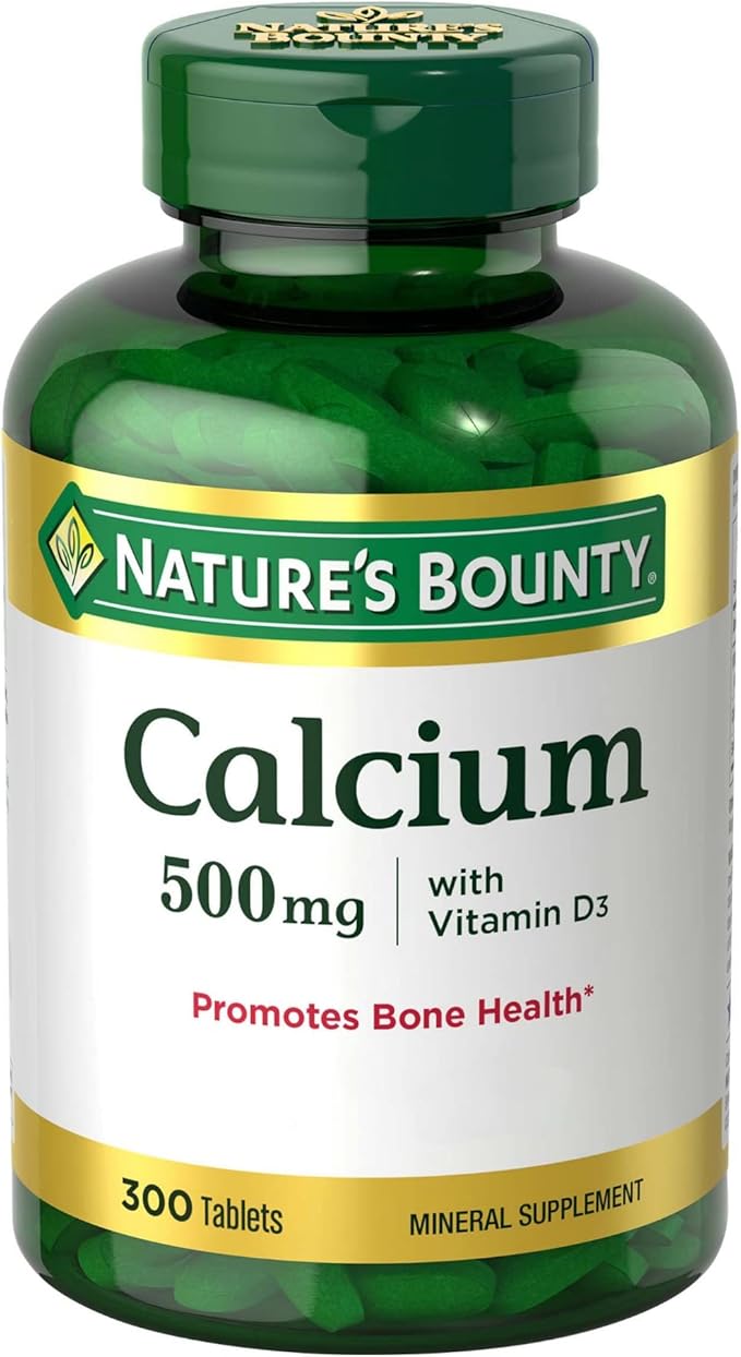 Nature's Bounty Calcium Plus 500 mg D3, Immune 300 Tablets