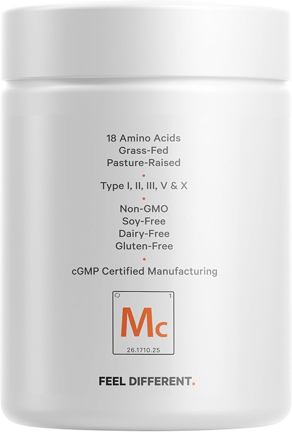 Codeage Multi Collagen Peptides Protein Capsules, 5 Collagen 90 Count