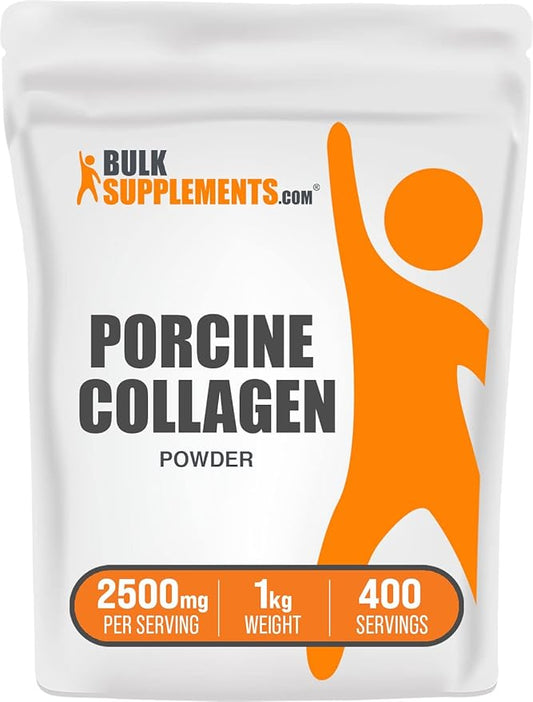 BulkSupplements.com Porcine Collagen Powder 2500mg per 1kg (2.2 (2.2 lbs) 1)