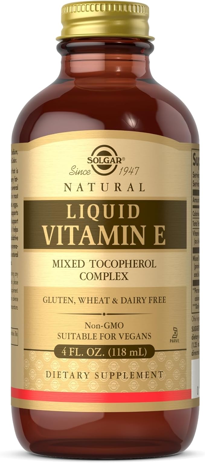 Solgar Liquid Vitamin E (without dropper) 4 fl 94 Servings
