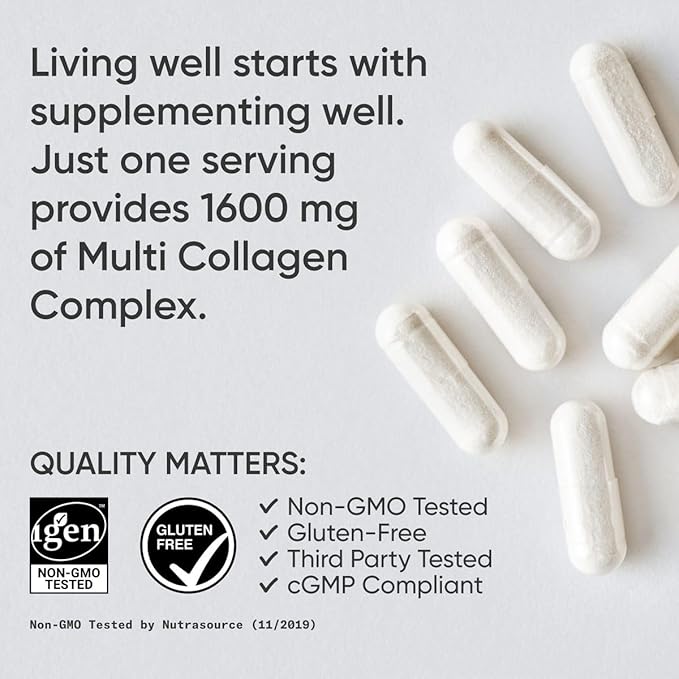 Sports Research Multi Collagen Pills (Type 90 Capsules