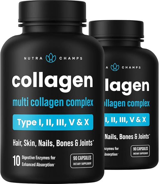 Multi Collagen Pills 180 Capsules (2 Pack)