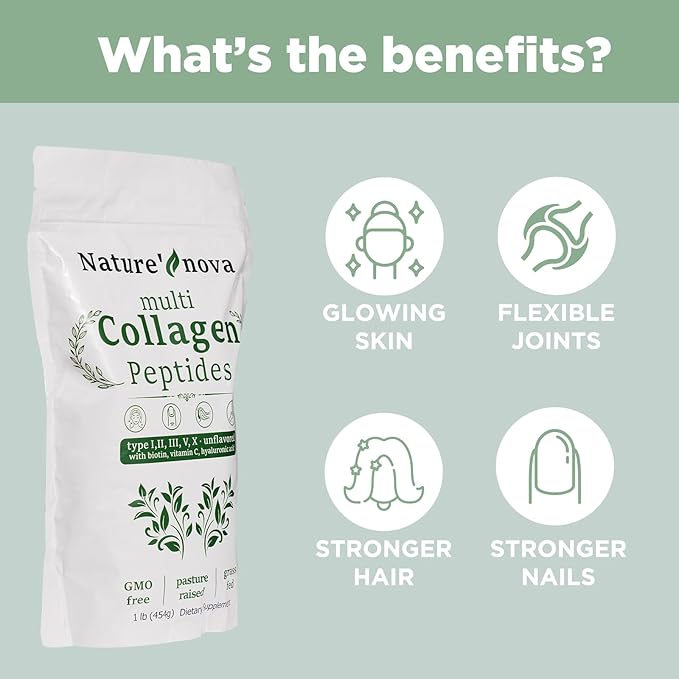 Nature's Nova Multi Collagen Peptides Powder