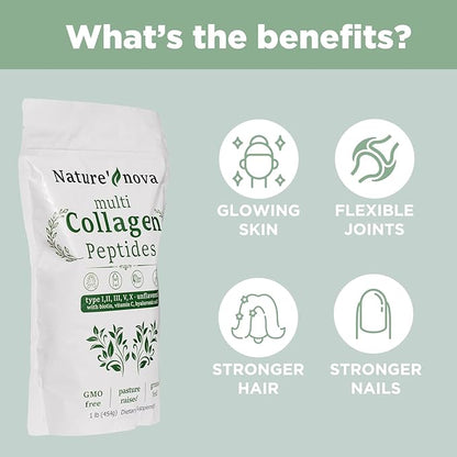 Nature's Nova Multi Collagen Peptides Powder