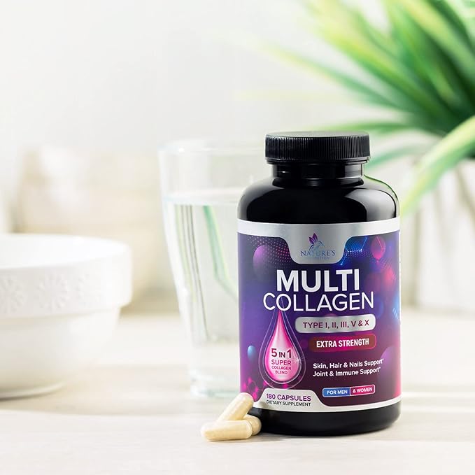 Collagen Peptides for Women & Men, 180 Capsules