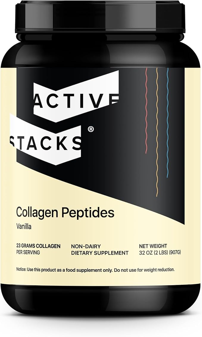 Collagen Peptides Protein Powder, Vanilla 1 & 3 Hydrolyzed 2 Pound