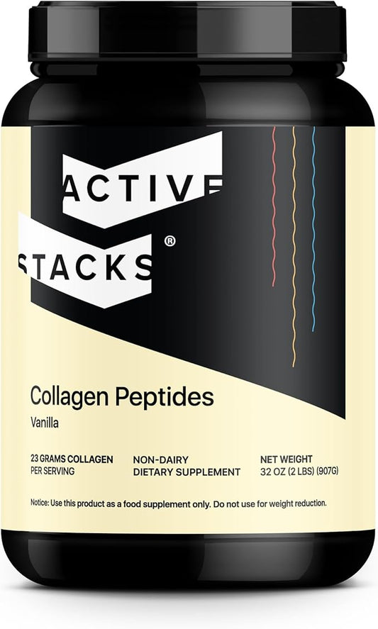 Collagen Peptides Protein Powder, Vanilla 1 & 3 Hydrolyzed 2 Pound