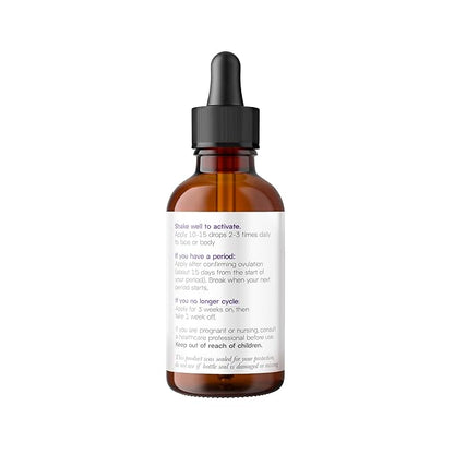 Proov Balancing Oil for Face and Body with 2500 mg bio-identical USP Natural Progesterone, MCT Oil and Vitamin E Oil (and Lemon Oil) l Dry Skin & Menopause Support for Women | 1 Fluid oz/30mL