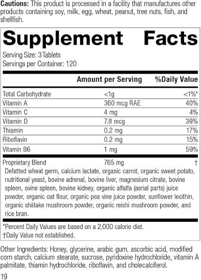Standard Process Catalyn B6, Magnesium 360 Tablets