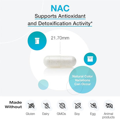 XYMOGEN NAC N-Acetyl-Cysteine 600mg (120 Capsules)