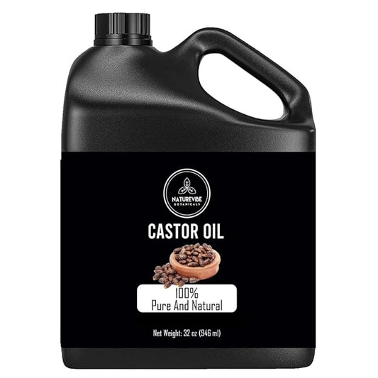 Naturevibe Botanicals Castor Oil 32 Ounces 100% Pure