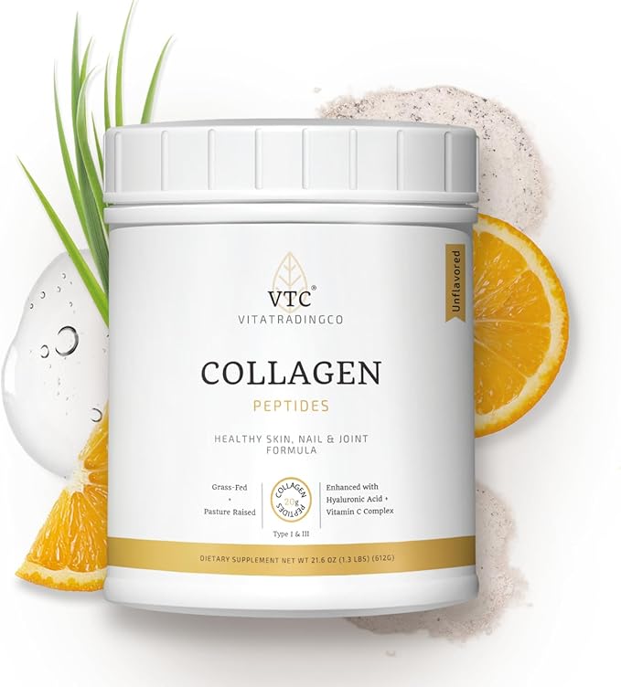 VTC VitaTradingCo. Grass-Fed Collagen Peptides Powder 30 Servings