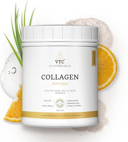 VTC VitaTradingCo. Grass-Fed Collagen Peptides Powder 30 Servings