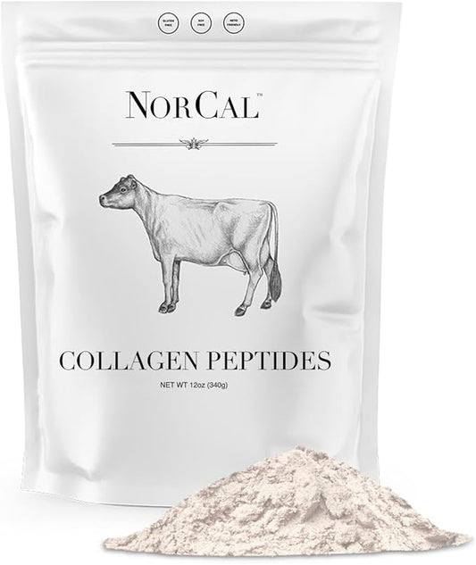 Norcal Hydrolyzed Collagen Peptides, 12oz 20g Protein, 0g Carbs/Fat