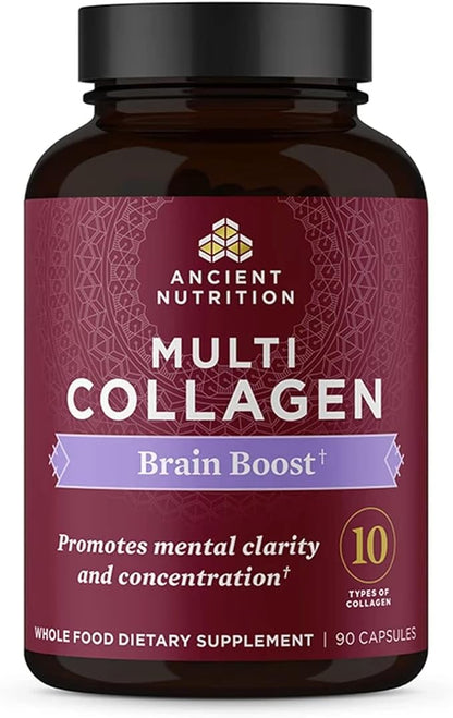 Ancient Nutrition Collagen Protein Brain Boost, 90 ct
