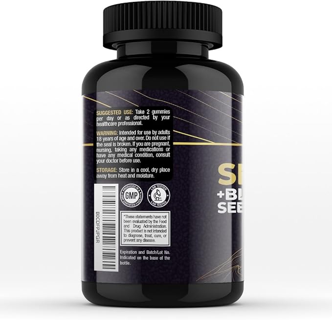 Pure Shilajit Supplement Gummies with Black