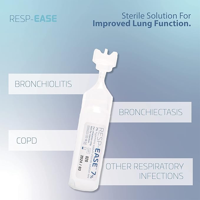 7% Hypertonic Saline Solution for Inhalation 60 x 4ml Vials
