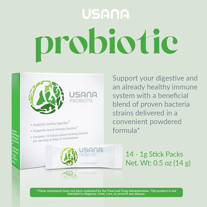 USANA Probiotic Supplement to Support Digestive 14 Stick