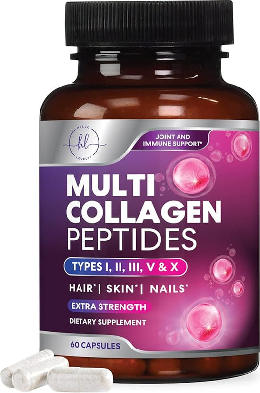 Collagen Peptides for Women & Men, 60 Capsules