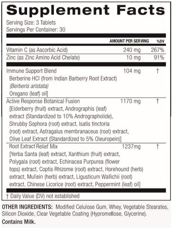 PALO Defense Wellness Formula Vitamins & 90 Tabs