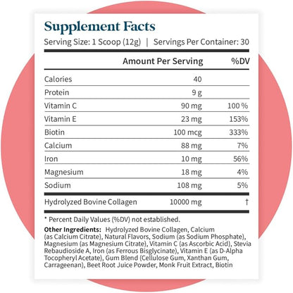 Pattern Wellness Collagen Peptides Powder (Type (13 Oz)