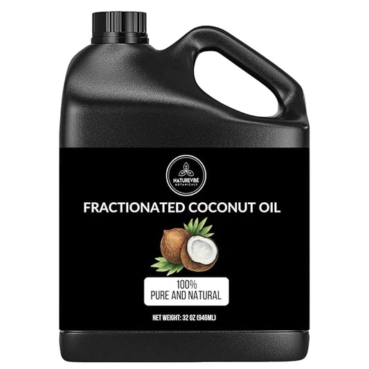 Naturevibe Botanicals Fractionated Coconut Oil 32 Ounces 100% Pure