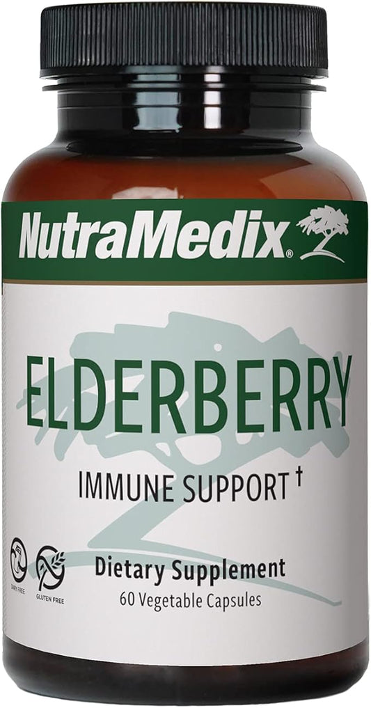 NutraMedix Elderberry Antioxidants Supplement Capsules 500mg (60 Capsules)