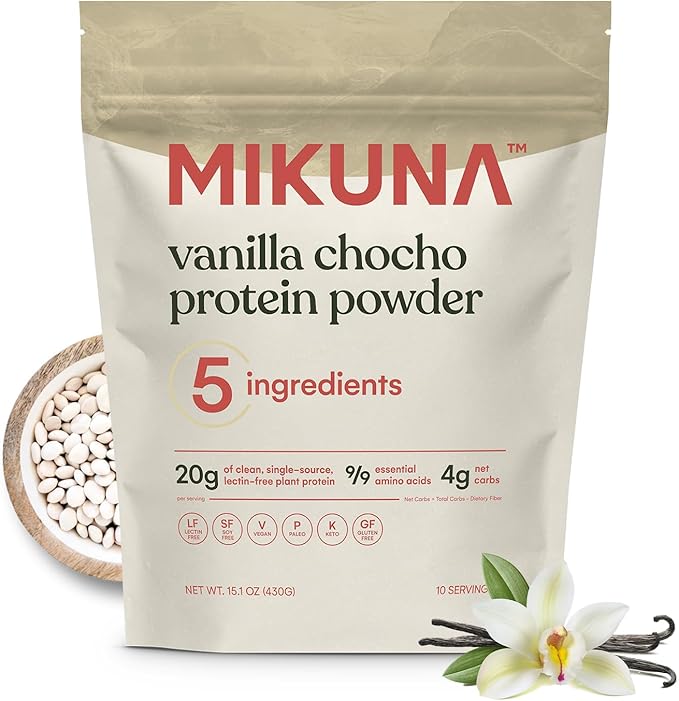 Mikuna Vegan Protein Powder (Vanilla, 10 Servings)