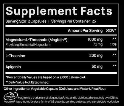 ELMNT Triple Sleep Magnesium Threonate w.