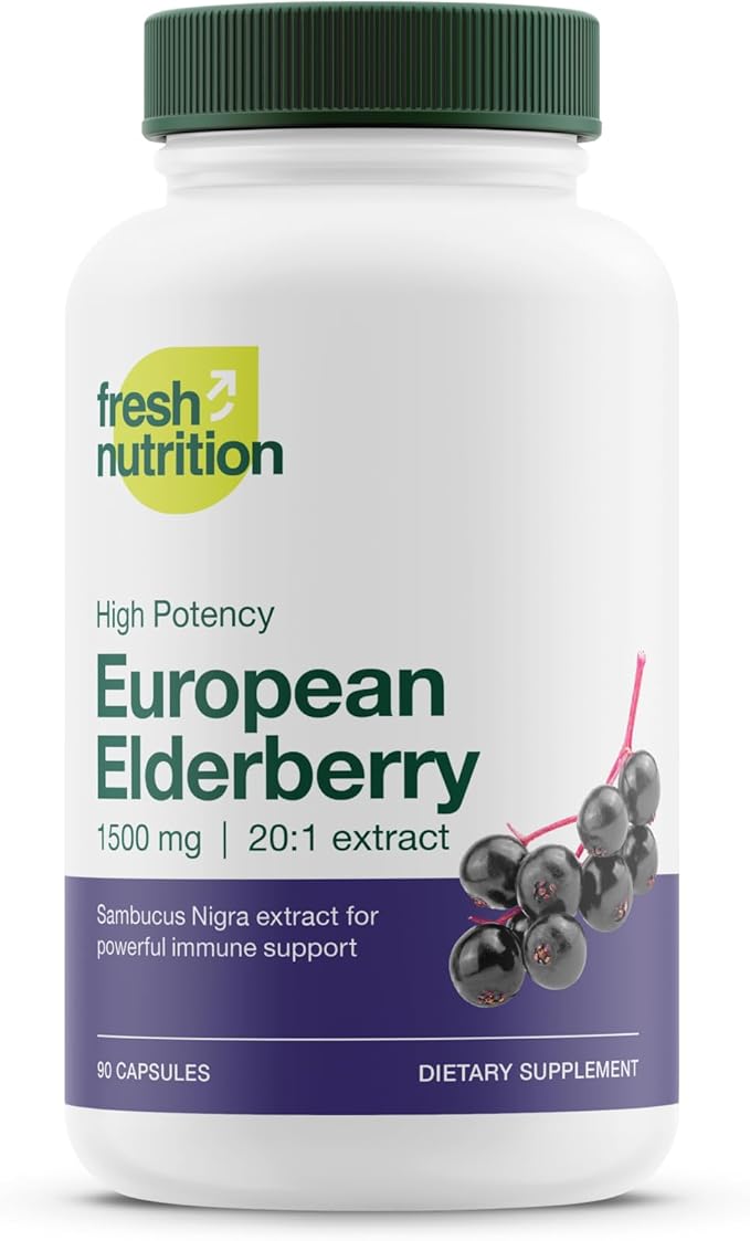Elderberry Immune Support – Strongest DNA 1800mg Sambucus